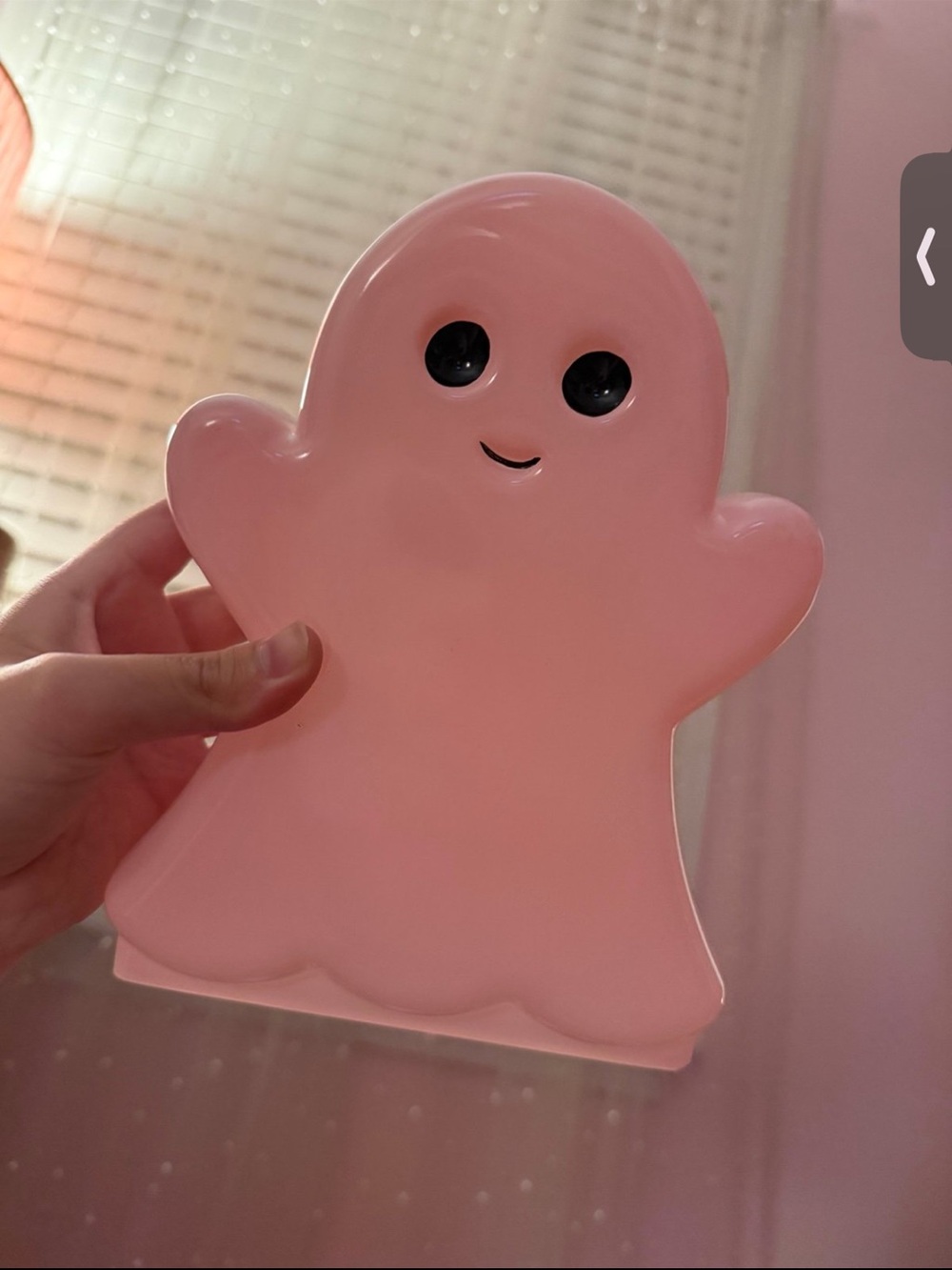 Viral Pink Ghost figurine